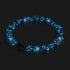 Blue Hydrangea | .925 Sterling Silver | Firefly Glass Garden Bracelet